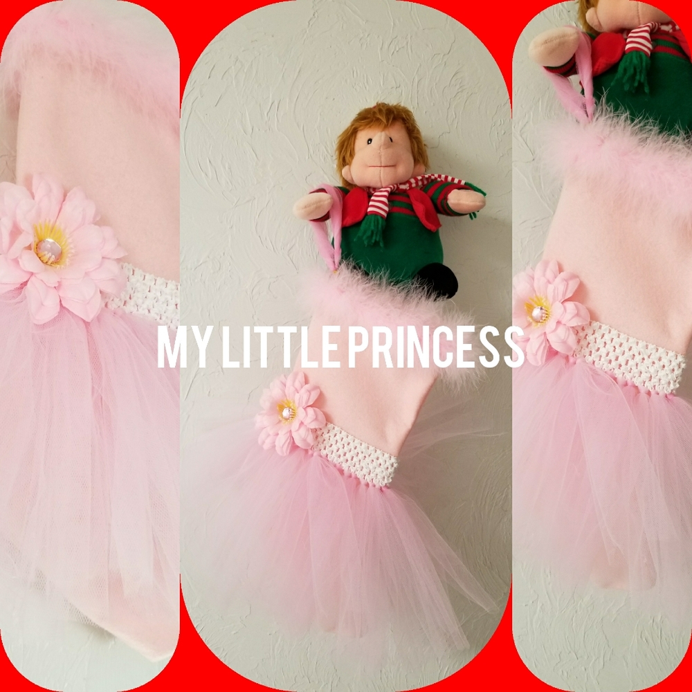 MY LITTLE PRINCESS CUSTOM CHRISTMAS STOCKINGS